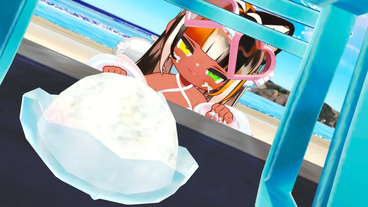 【^,,⩌⩊⩌,,^<かき氷まだかな～】の応募画像