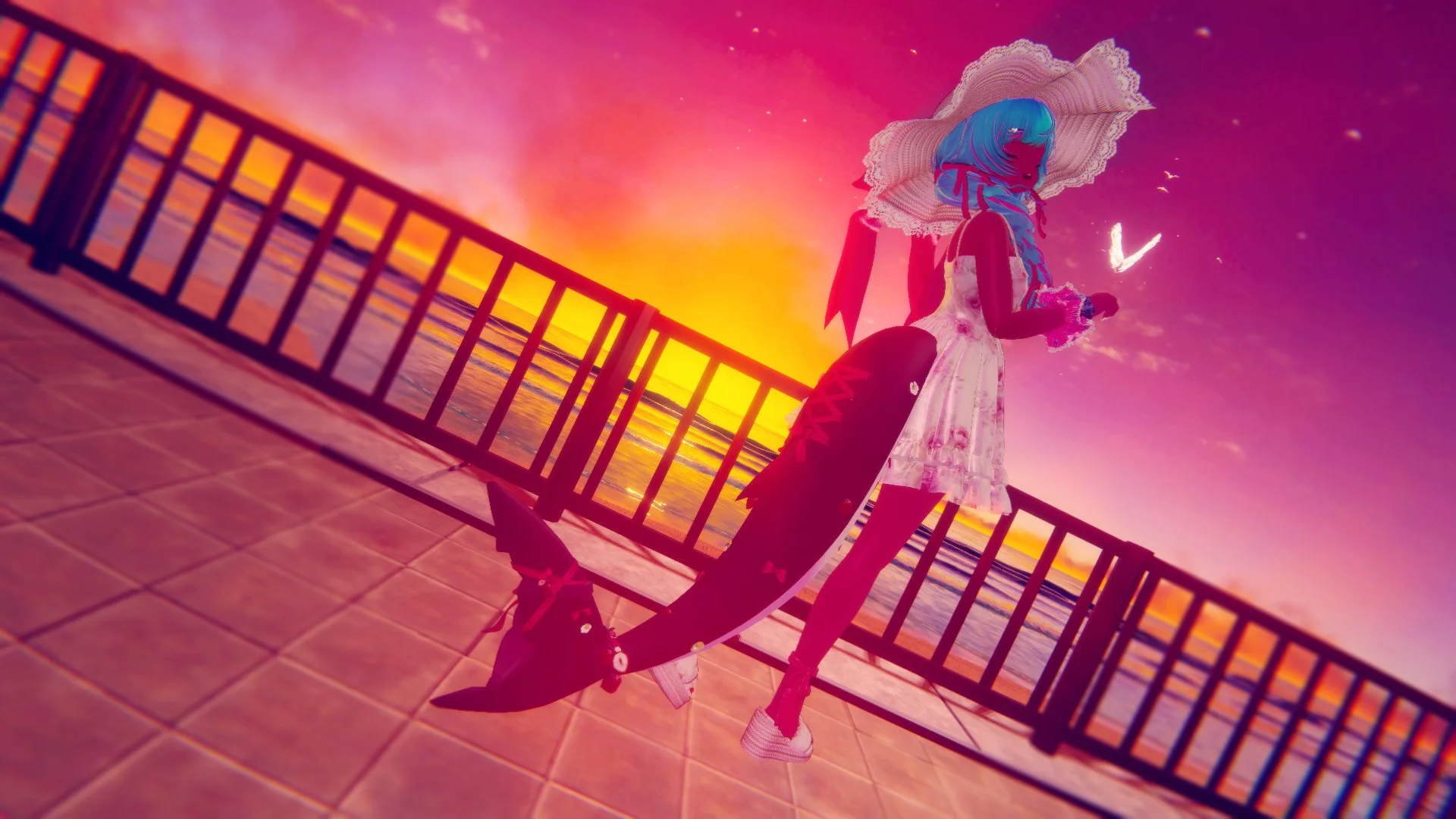 夏の夕暮れ☀️🦋の応募画像