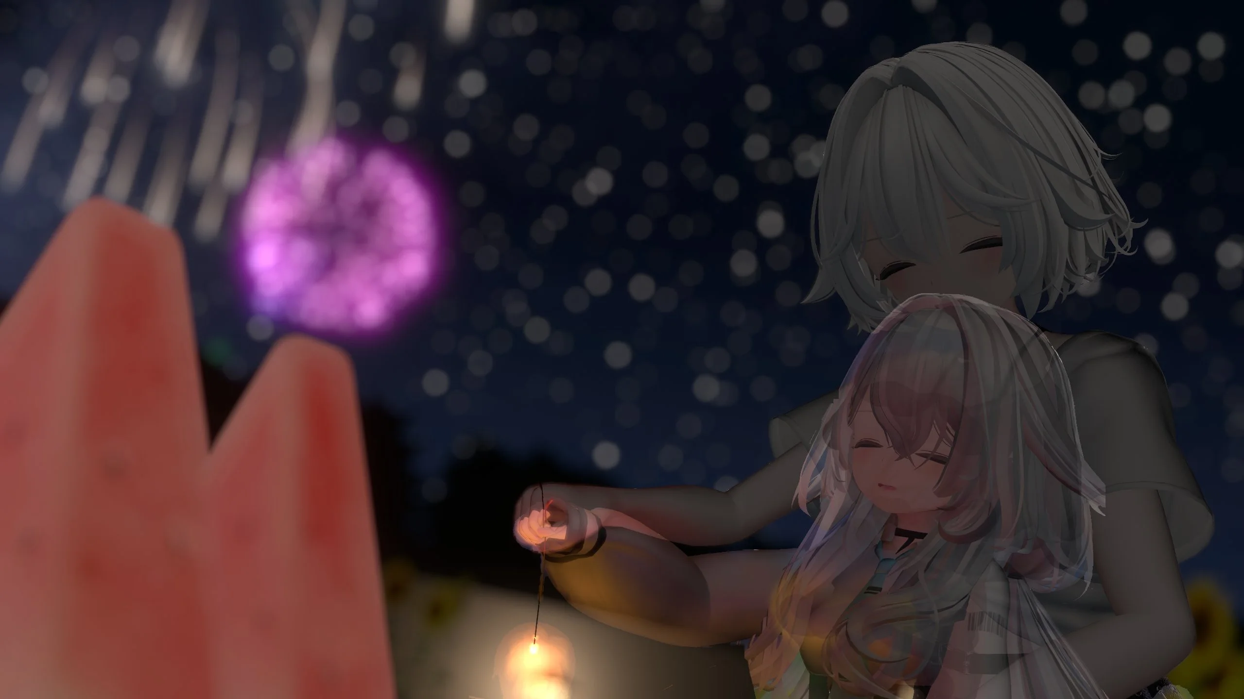 ね、覚えてる？ 昔もこうやって花火したよねの応募画像