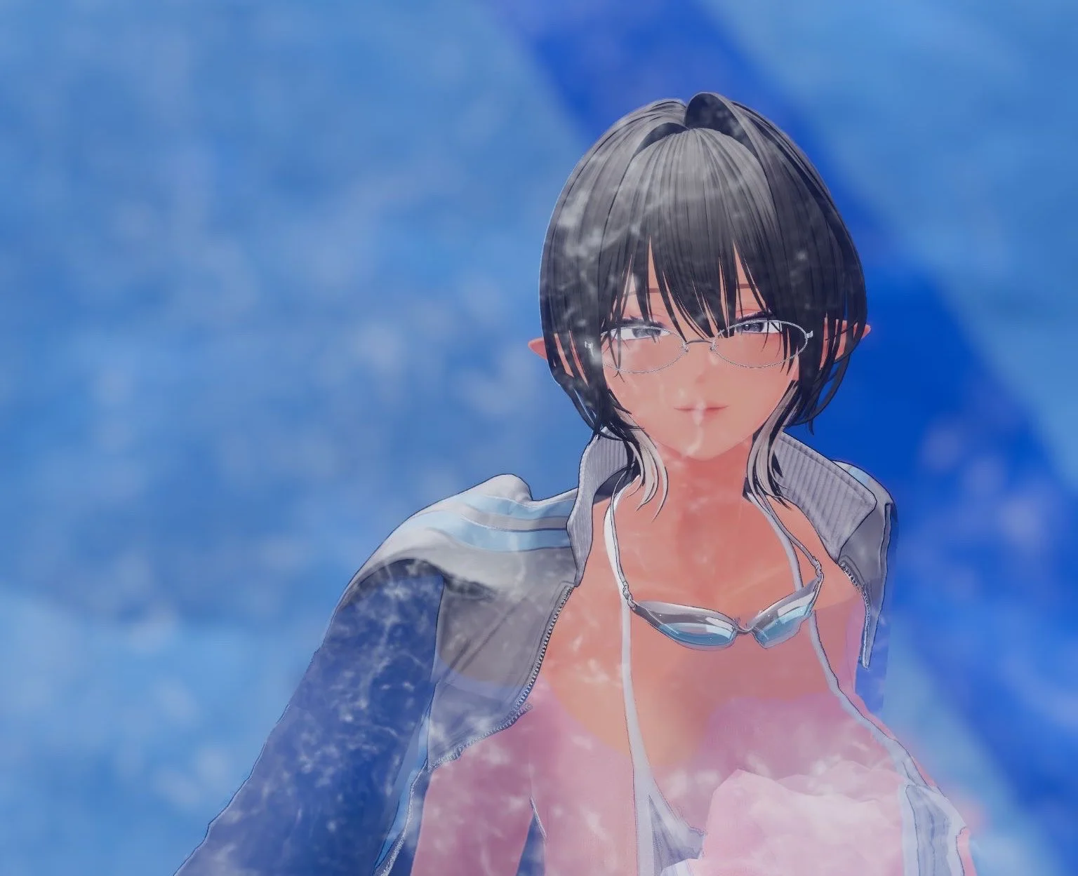 いたずらな水しぶきに透ける、 夏の肌が恋しい。の応募画像