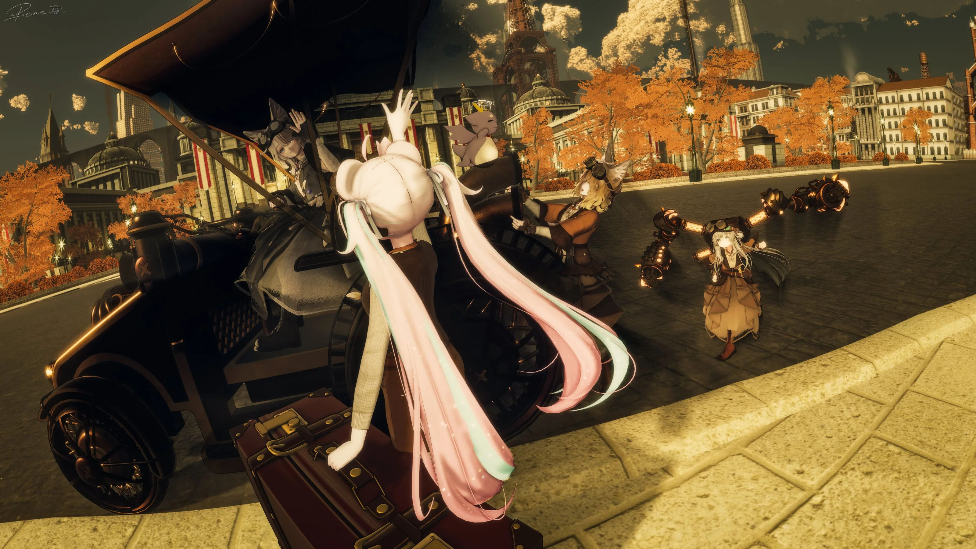 【 The Aether Journal 】 Entry:014　　　　　　　 私達が迎えに行くと、 彼女は既に旅鞄を手にしていた。 どうやら彼女も、この記録にの応募画像
