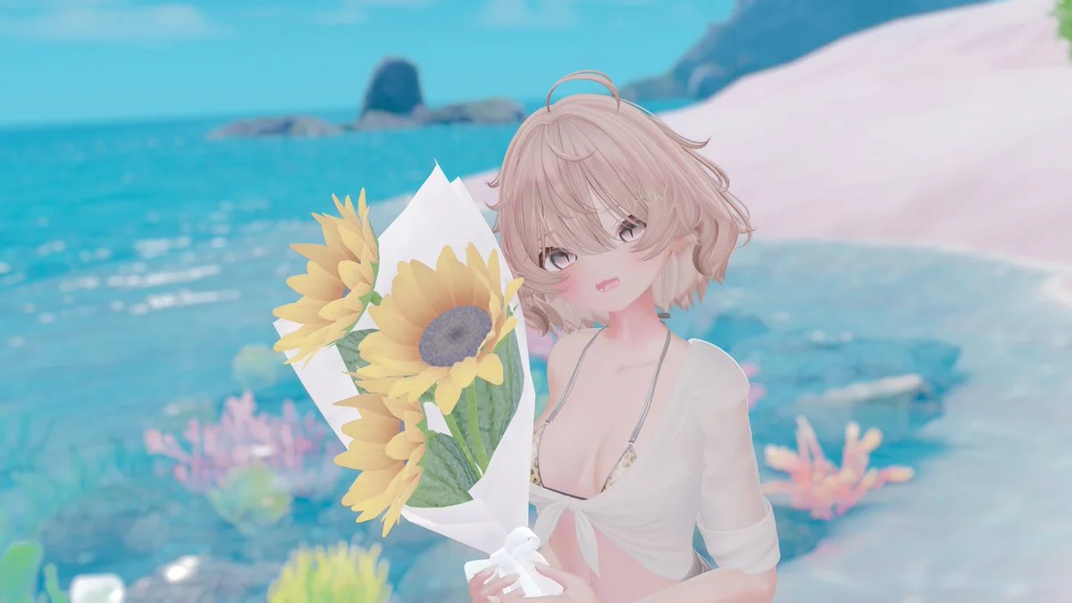 三本のひまわりって『あなたを愛しています』って意味なんだって🌻 ...なんだか照れちゃうね💞の応募画像