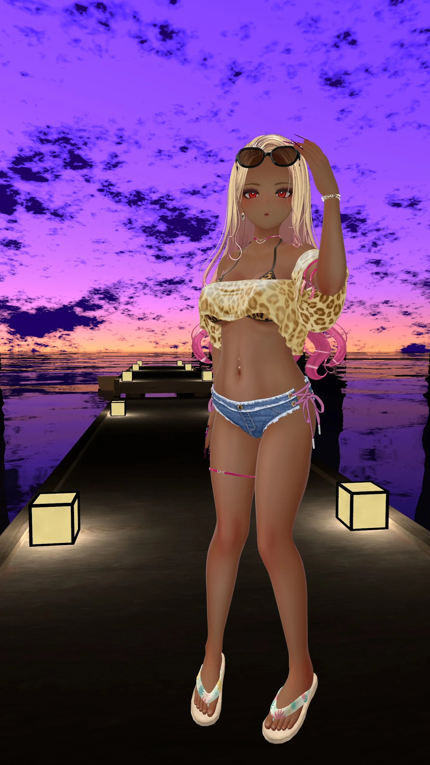 Beach after sunset.の応募画像