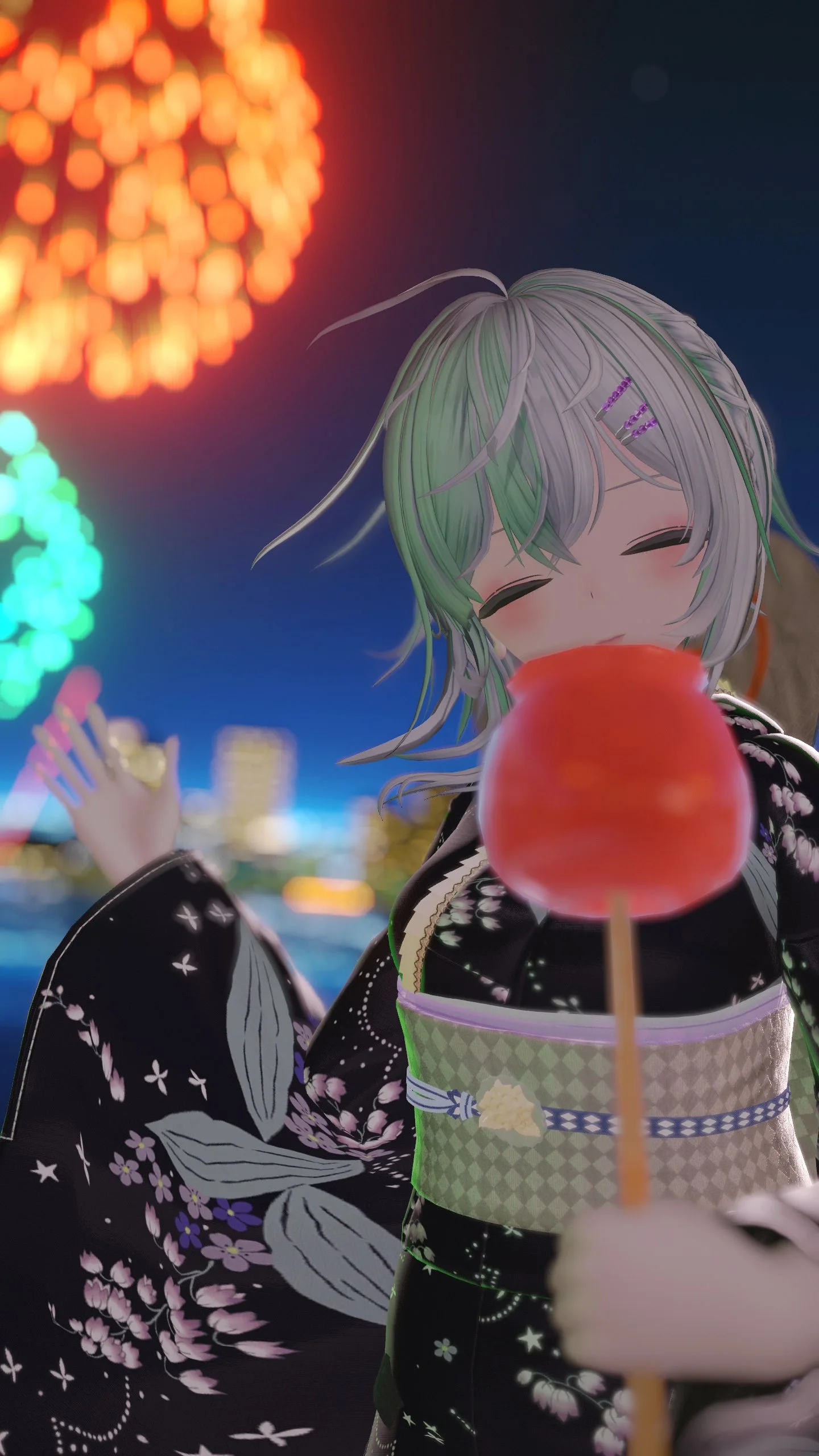 何見てんの？ ほら、花火きれいだよ！の応募画像