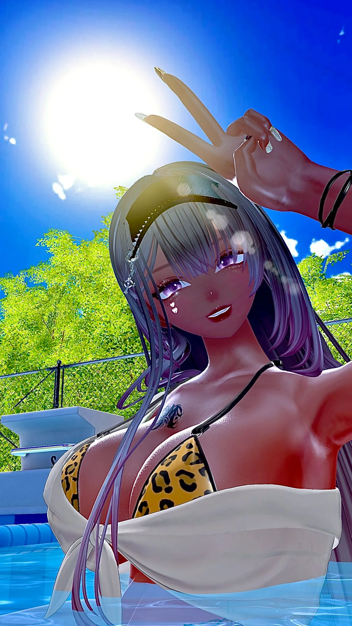学校とかの開放プールってめっちゃ夏感じるよね！🌻の応募画像